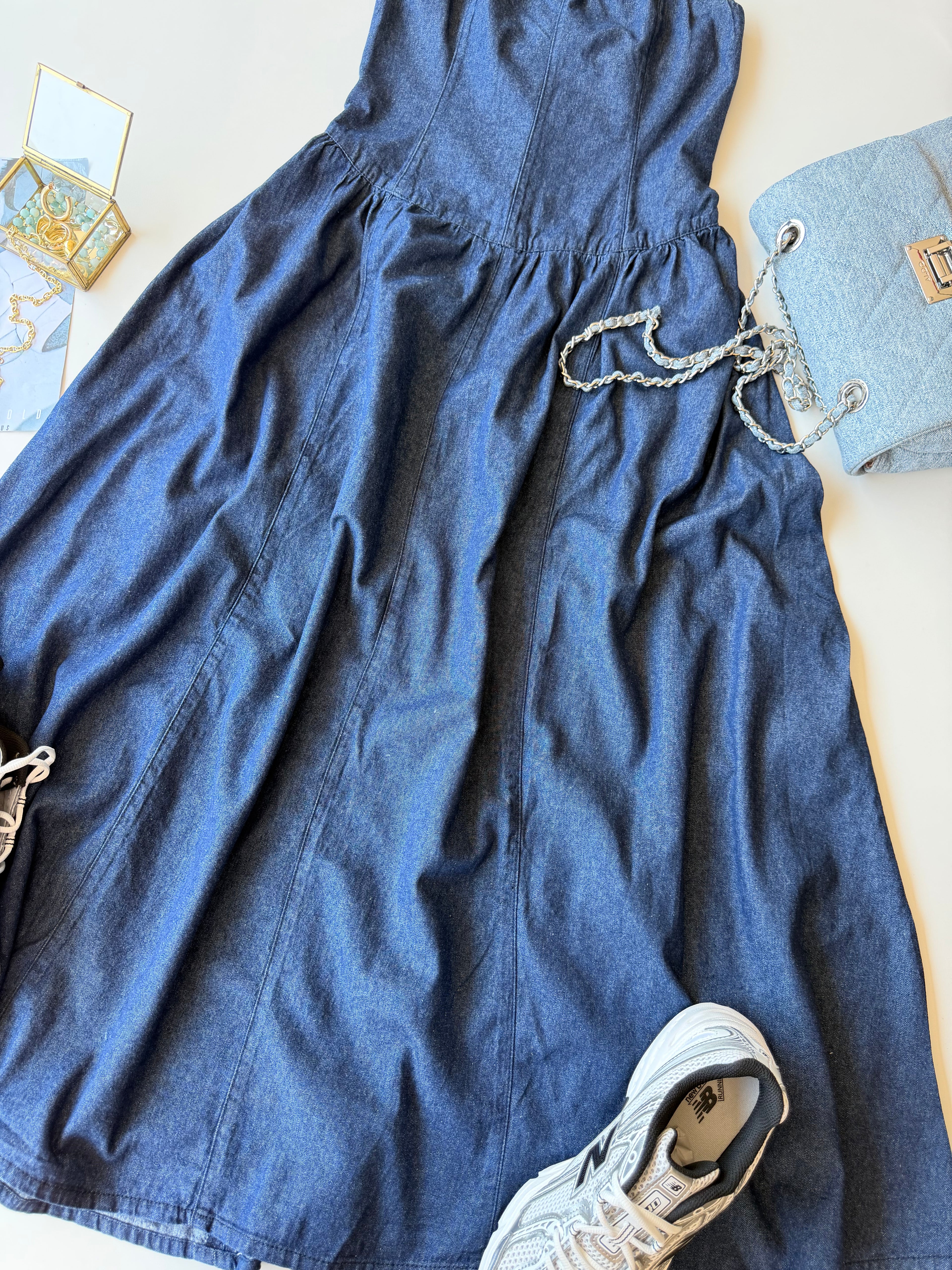 Vestido denim Roma