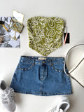 Falda denim Ici